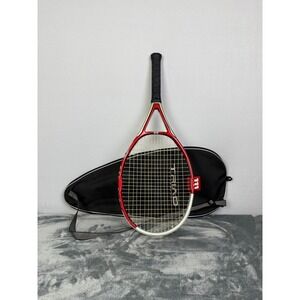 Wilson‎ Triad Technology 125 PWR Tennis Racquet with Case Red/Silver